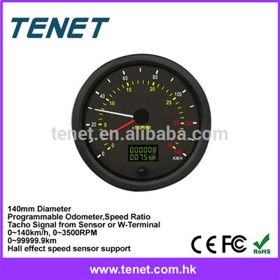 bus speedometer dometer 140mm speedometer, odometer for bus