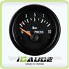 52mm 100% Waterproof UV Protection Black Oil Pressure Gauge for Boat / Yacht