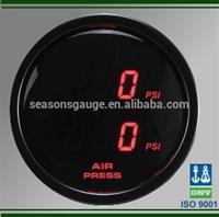 52mm Automotive Dual Digital Air Pressure Gauge PSI LED Backlight with Sensor