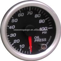 Advanced 52mm Auto Gauge 12V Stepping Motor Oil Pressure Gauge with LED