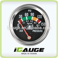 Reliable auto gauge, 52mm 90' scale Mechanical Gauge, air pressure gauge