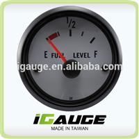 2" 52mm two color led back light fuel level marine gauge