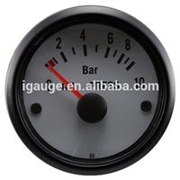 2" 52mm two color led back light 12volts oil pressure gauge