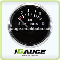 2 inches CE ISO two color led back light oil pressure gauge