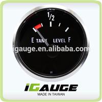 2 inches CE ISO two color led back light analog marine tank level gauge
