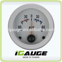 52mm 100% Waterproof UV Protection White Ammeter Auto Gauge VDO AMP gauge for Boat / Yacht
