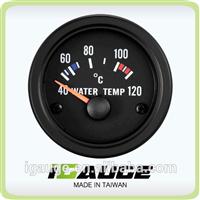 52mm 100% Waterproof UV Protection Black Water Temperature Auto Gauge water temp for Marine Boat / Yacht