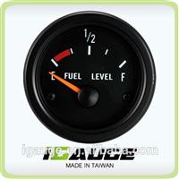52mm auto gauge 100% Waterproof UV Protection Black Fuel gauge meter for Boat / Yacht