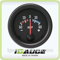 52mm 100% Waterproof UV Protection Black Ammeter Auto Gauge AMP for Boat / Yacht