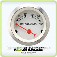 Classic Gauges 52mm white face convex glass lens Oil Pressure gauge