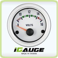 2" 52mm marine instrument 12v voltmeter gauge