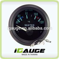 Taiwan good quality 52mm Electrical Gauge for car, black water temperature gauge