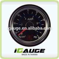 Traditional Auto Gauge, 52mm Mechanical Gauge,270 degree scale double pointer Dual Air pressure gauge