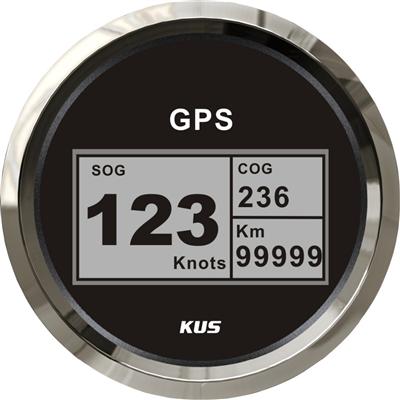 85mm digital GPS speedometer, speedo GPS speedometer for car truck universal motorcycle black faceplate 12V/24V