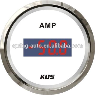 KUS Digital Ammeter Ampere Gauge with current pick-up unit +/-50A with backlight