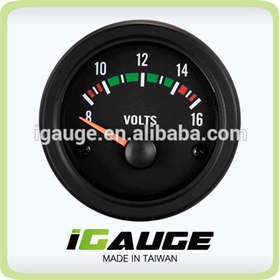 2 inches CE ISO analog boat auto gauge volt meter