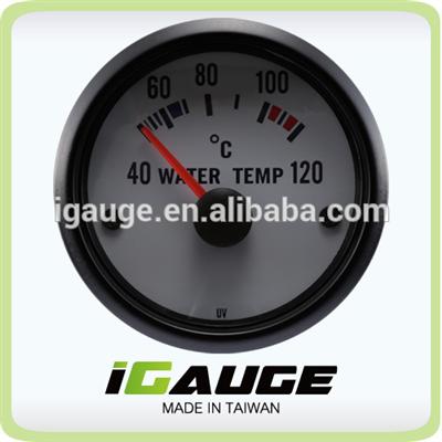 2" 52mm two color led back light marine water temp gauge