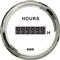 52mm hour meter for car truck boat yacht white faceplate