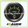 Taiwan good quality 52mm Electrical Gauge for car, black Voltage gauge