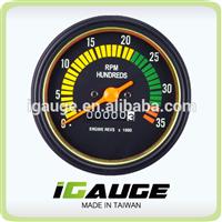 Taiwan High Quality 85mm 0-3500 RPM Mechanical Tachometer Gauge