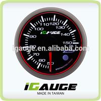 52mm 3 colors LED display auto gauge with warning and peak recall function Electrical Oil Temperature Gauge