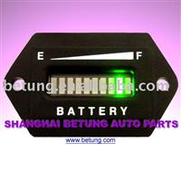 Hexagon Battery Indicator 12/24V with battery save function