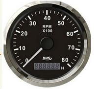 85mm white/black stainless steel tachometer 8KL