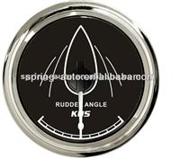 85mm black/white faceplate rudder angle gauge 87-900ohm with rudder angle sensor