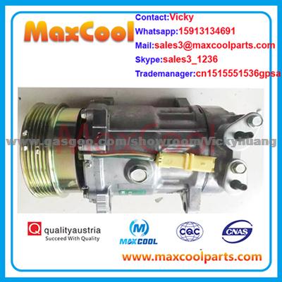 SD7V16 Air Compressor For Citroen / Fiat/Peugeot 6453NJ 6453NH 8FK351127311 9642800780A