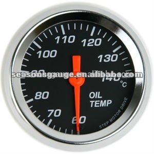 52mm Stepper Motor Oil Temperature Car Gauge with Sensor