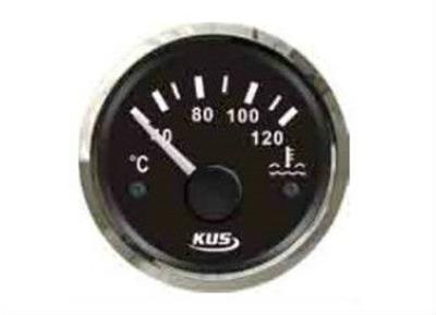 52mm black/ white faceplate water temp gauge CPTR-40-120 with temp sensor