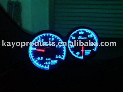 Crenate II Stepping motor Electronic gauge meter blue LED