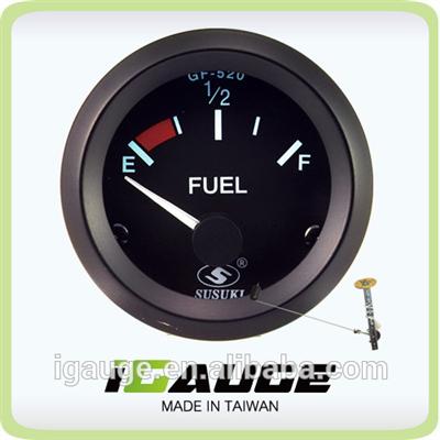 GF520SF 2 inches Black color Electric Fuel Level Gauge with Float