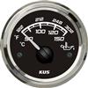 52mm black faceplate Oil temperature gauge 316 stainless steel for marine yacht car truck