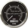 85mm GPS speedometer 15L with mating antenna with backlight black faceplate