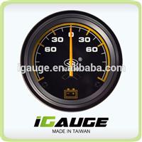 Traditional Auto Gauge, 52mm Mechanical Gauge,270 degree scale,Amp gauge