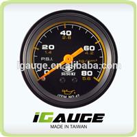 Traditional Auto Gauge, 52mm Mechanical Gauge,270 degree scale,oil pressure gauge