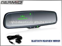 4.3 inch rearview mirror bluetooth car kit auto-diming and reverse camera display