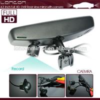 Ambarella A7 dvr rear view mirror with EC licensed auto dimming rearview mirror lc-43dvr1080p