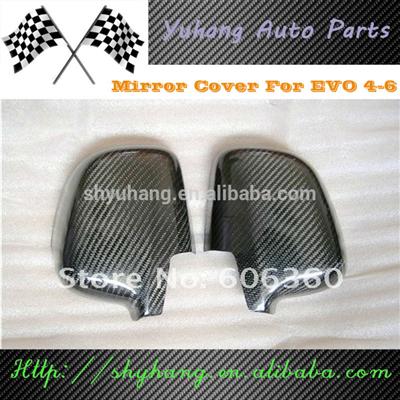 FOR 1996-2000 Mitsubishi Evolution EVO 4 5 6 Carbon Fiber Mirror Cover