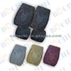 4pcs Colorful Emulsion Material Car Floor Mat