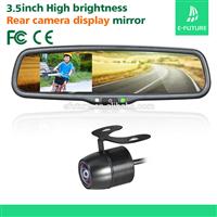 3.5 inch Monitor Rearview Mirror 2 Video Rearview system