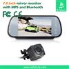 7 inch Car Rearview Mirror Monitor backup Camera with HD wide Screen