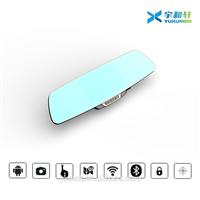 Android rearview mirror car DVR with bluetooth