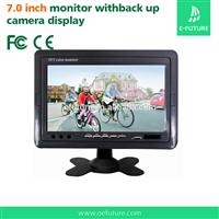 7 Inch TFT LCD Car Rear View Monitor With 2 Video Input!