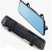 Dual camera car dvr full hd 1080p camera car dvr car rearview monitor