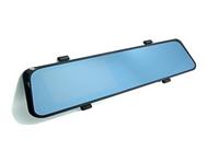 Dual Lens Mirror 4.3 inch Blue car rear view mirror DVR dual lens vehicle car camera dvr video recorder