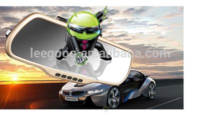 2015 Christmas New gps korean language rearview mirror car camera gps navigator night vision