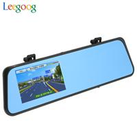 4.3inch 1080P Dual Lens Car DVR Two Camera Blue Mirror Full HD H.264 140 Angle View Separated Rear mirror camera G-sensor