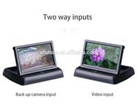 Foldable 4.3" LCD Screen Car/SUV Parking Monitor + Car Rear View Camera + Receiver Transmitter